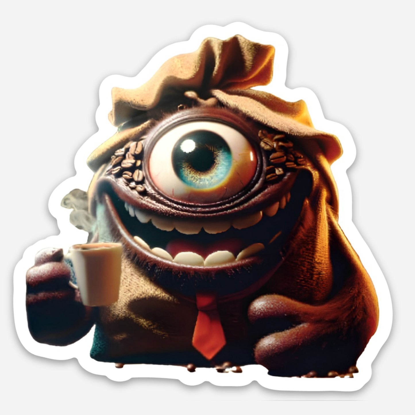 Coffee Monster Stickers